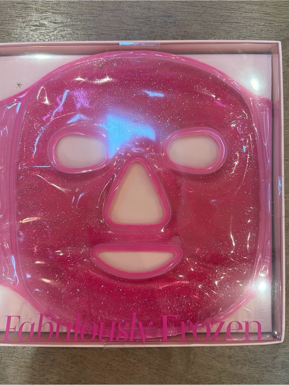 Anthropologie Pink Cooling Cryo Face Mask